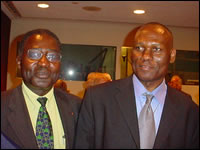 Albert Konan-Koffi avec Monsieur Goodluck DJIIGBO 